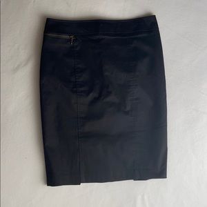 Black pencil skirt